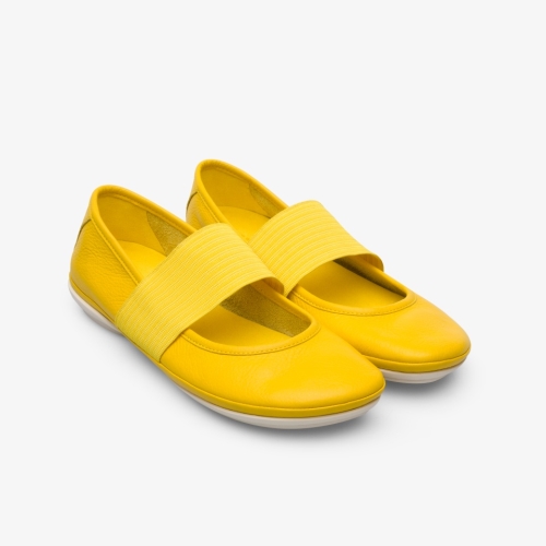 Camper Right Womens Ballerinas US-96073 Yellow USA Stockists